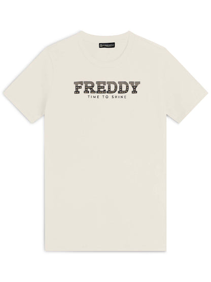 T-SHIRT GIROCOLLO FREDDY DA DONNA BIANCO
