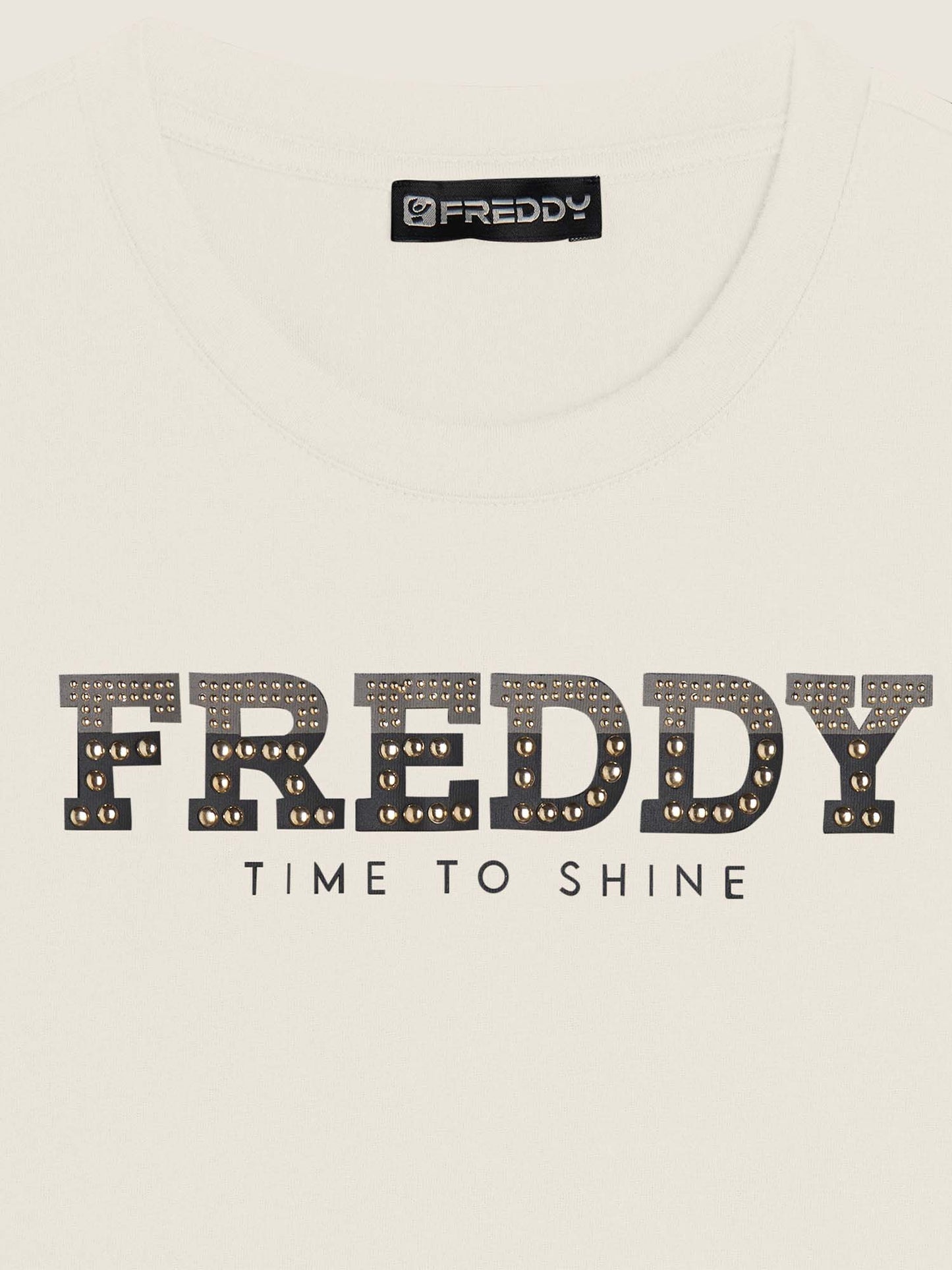 T-SHIRT GIROCOLLO FREDDY DA DONNA BIANCO