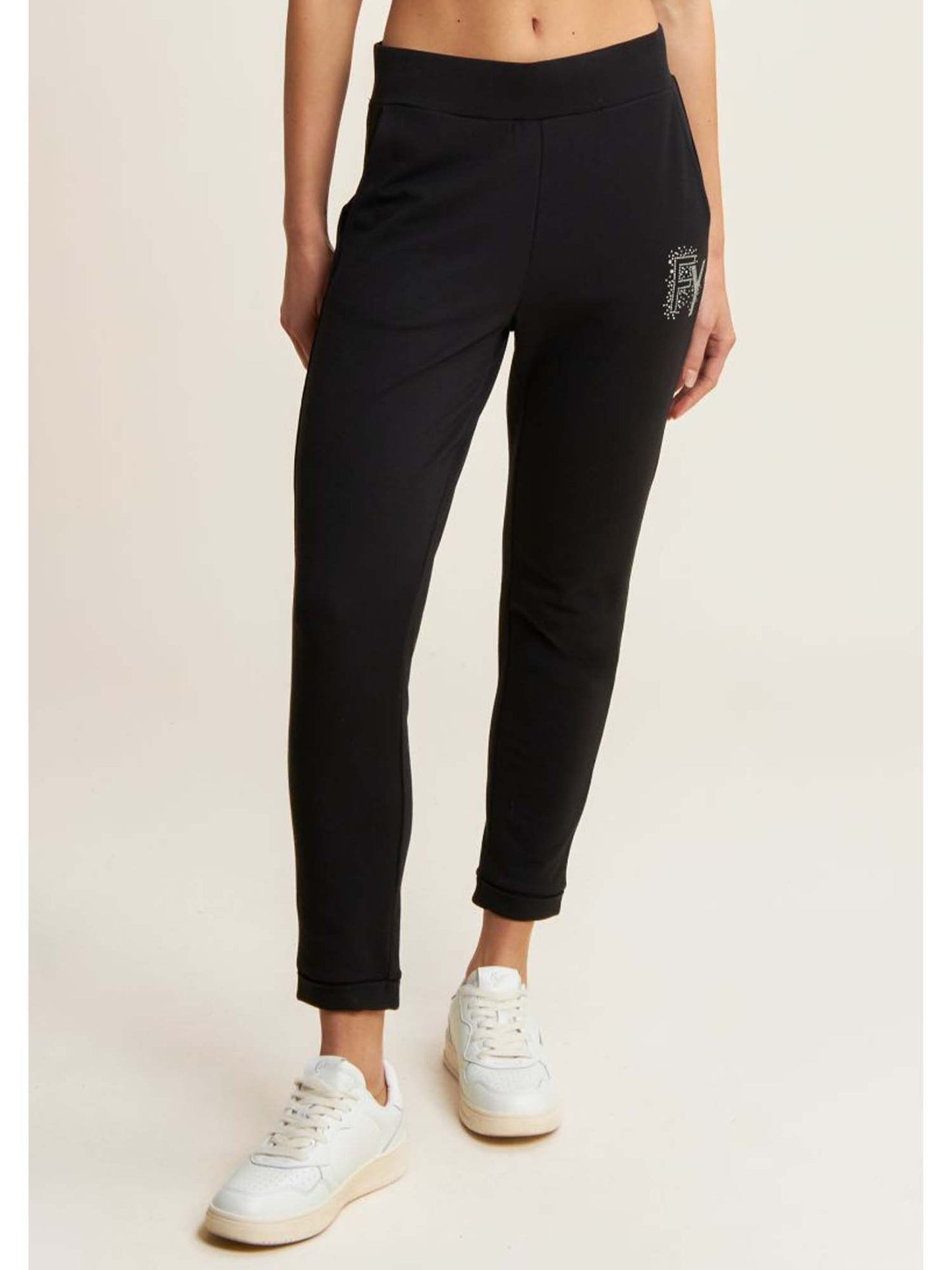 PANTALONE COLLEGE LUXE FREDDY DA DONNA NERO