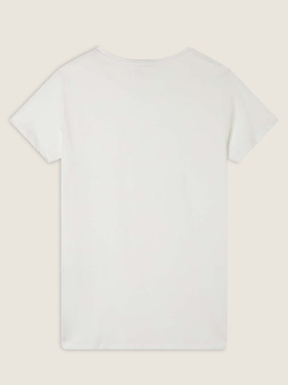 T-SHIRT COLLEGE LUXE FREDDY DONNA BIANCO