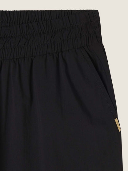 PANTALONE IN POPELINE FREDDY DONNA NERO