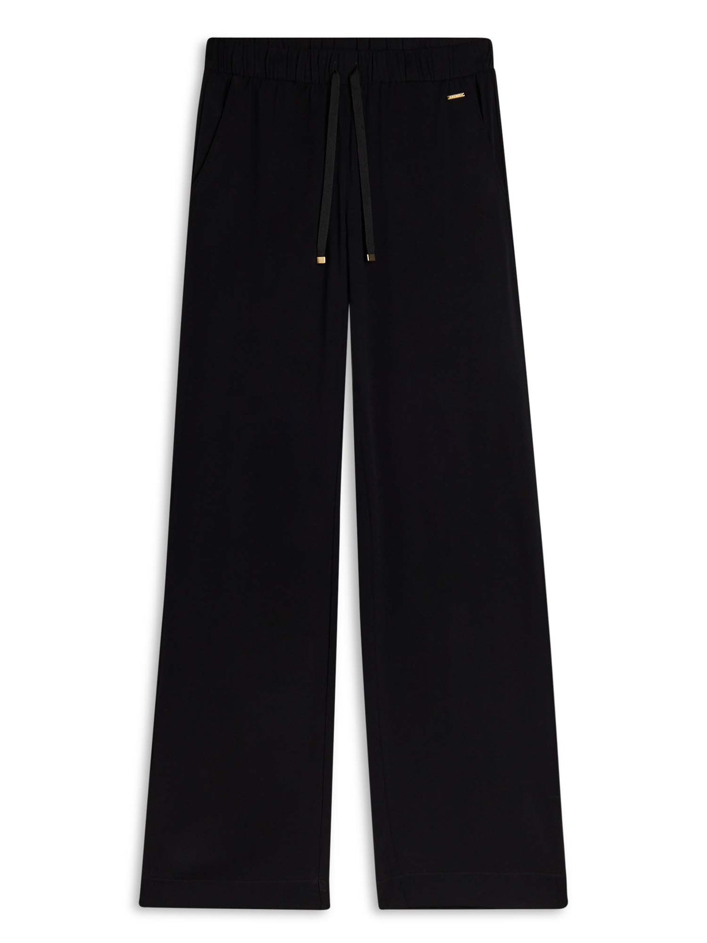 PANTALONE CON SPACCHI LATERALI FREDDY DA DONNA NERO