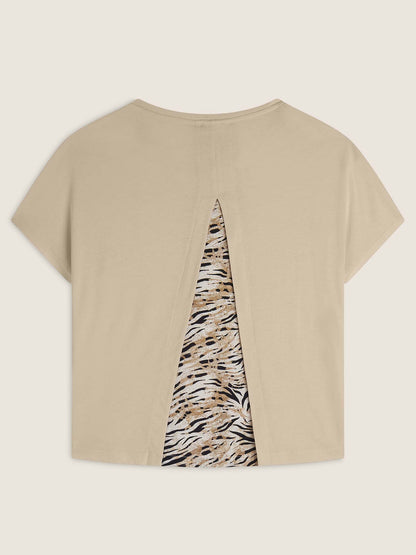 T-SHIRT MANICHE A KIMONO FREDDY DA DONNA BEIGE