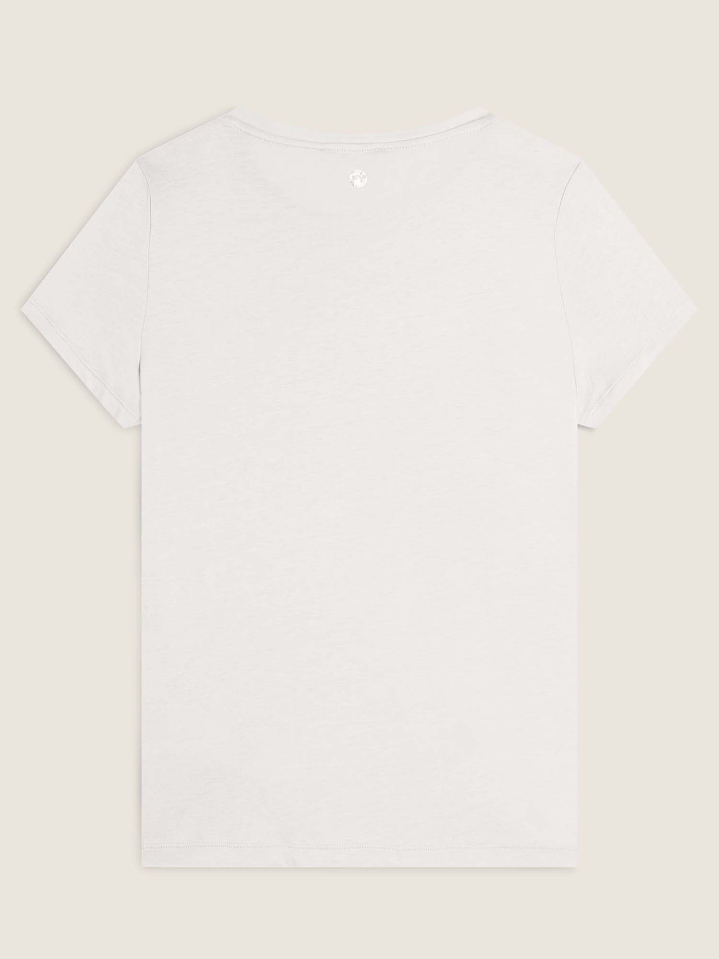 T-SHIRT CON STAMPA E STRASS FREDDY DONNA PANNA
