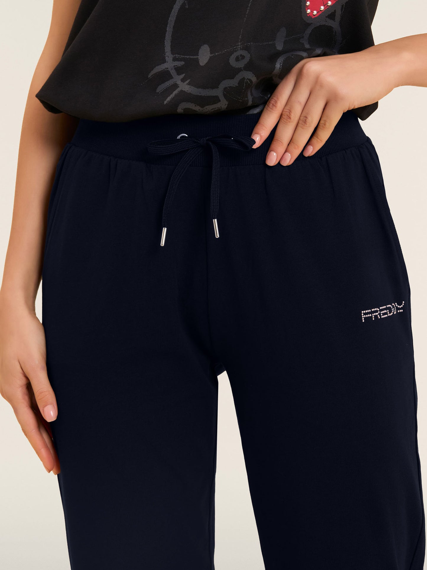 Pantaloni Freddy Core da donna in blu per la primavera-estate