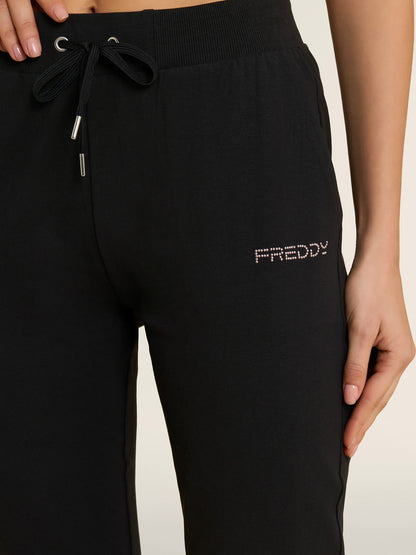 Pantaloni Freddy Core donna neri per la primavera estate