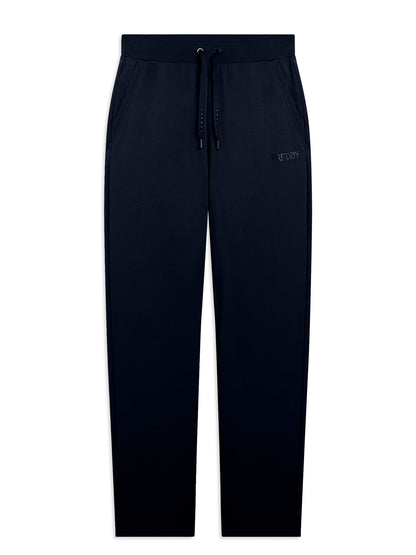 Pantaloni jogger donna Freddy College Luxe blu con strass