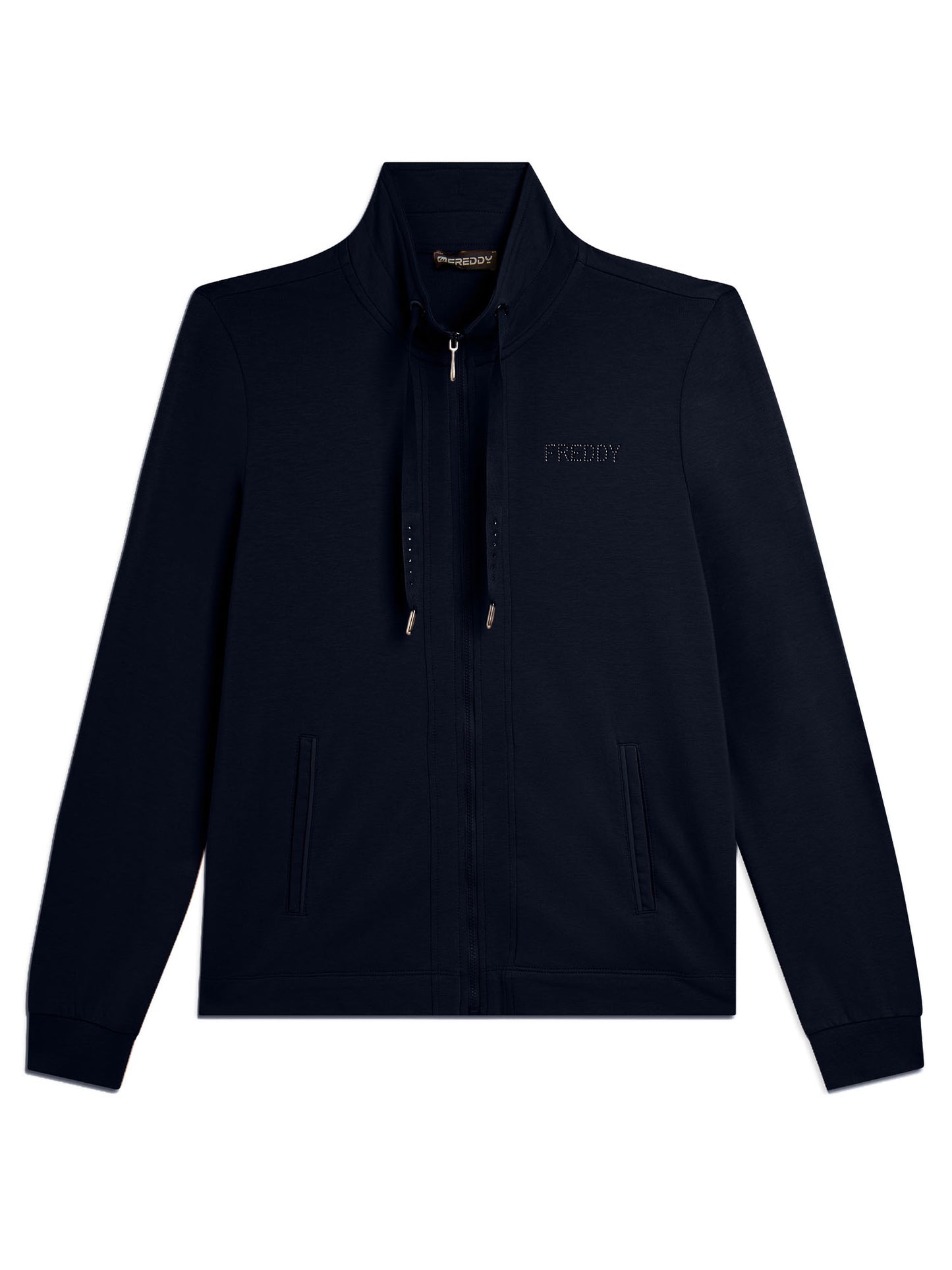Felpa donna Freddy College Luxe blu per la primavera-estate