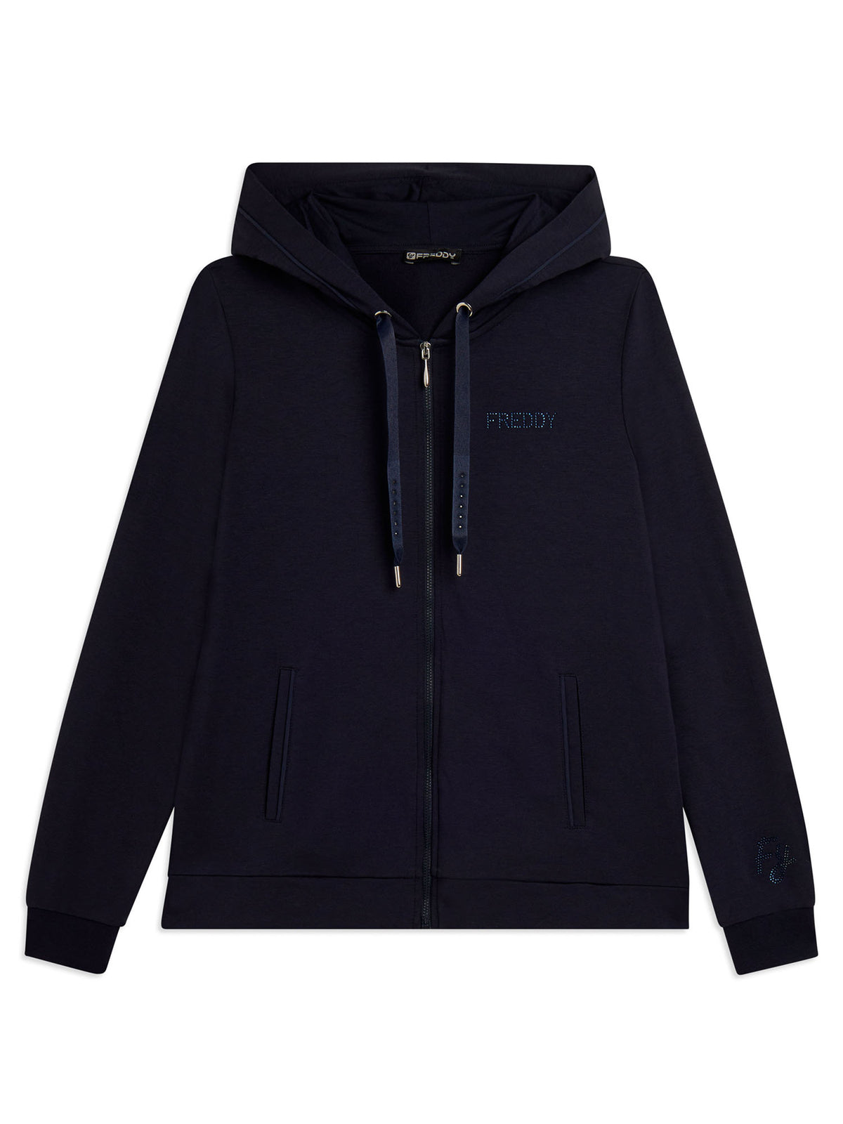 Freddy college luxe felpa da donna blu