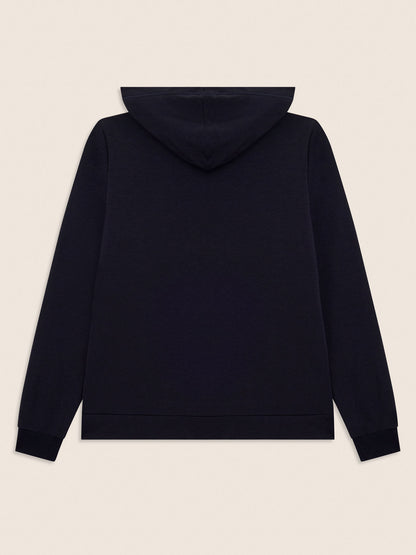 Felpa con cappuccio Freddy College Luxe blu da donna