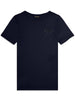 freddy-college-luxe-t-shirt-unisex-a-maniche-corte-blu-con-strass