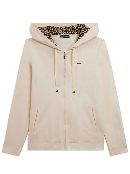 Freddy Sloounge, felpa beige donna per primavera-estate