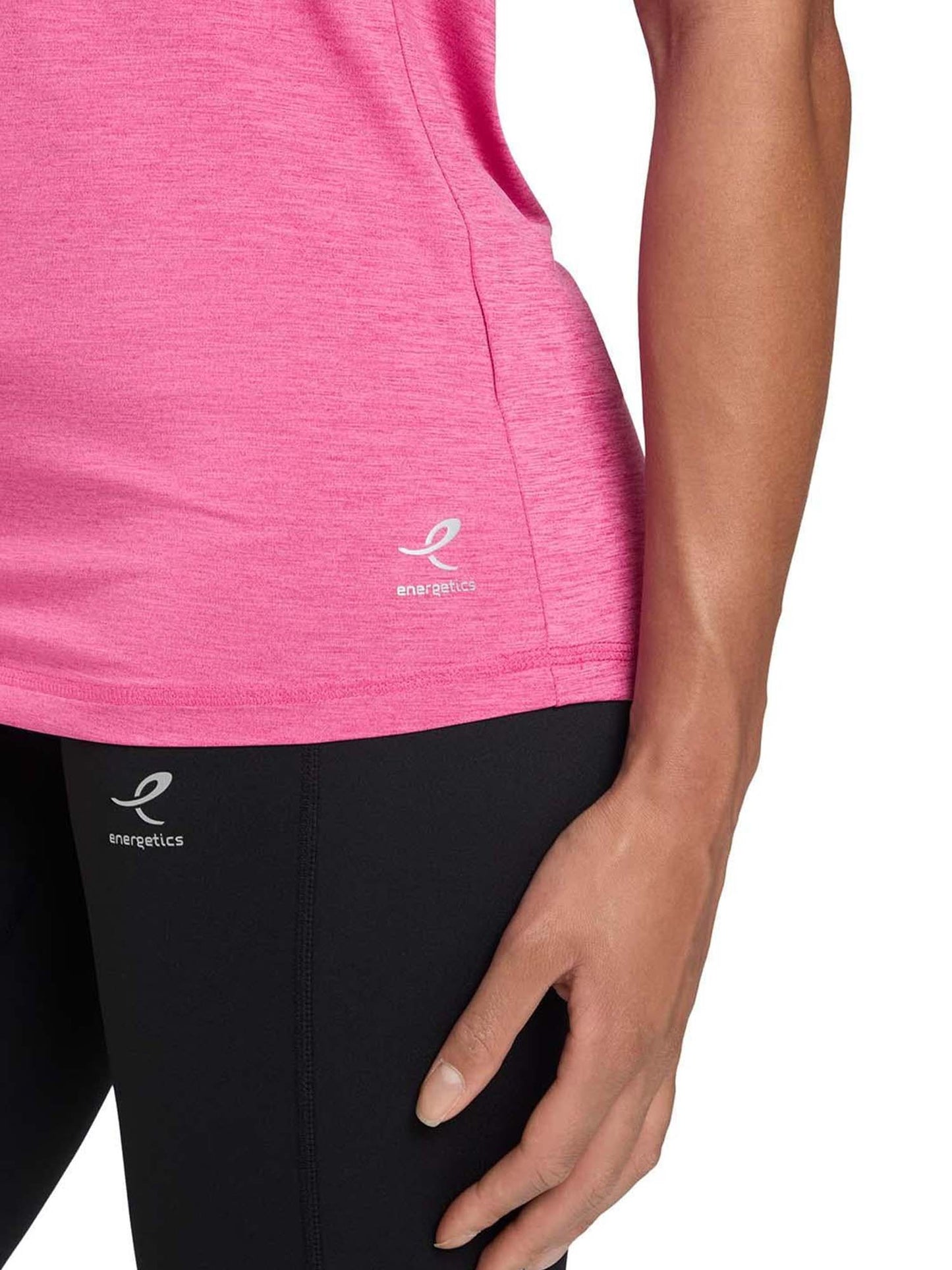 Energetics Gaminel, t-shirt fucsia da donna a maniche corte