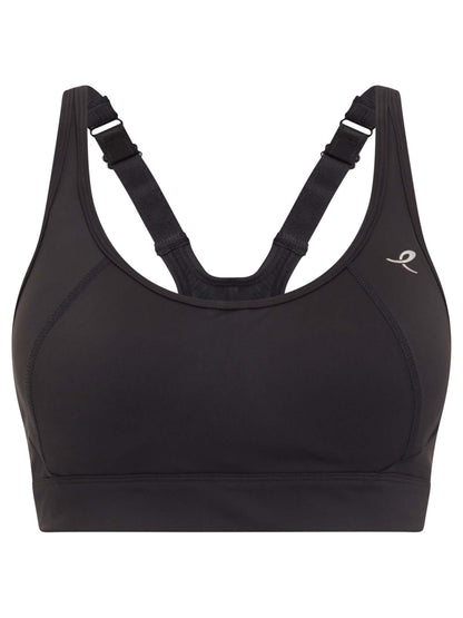 Energetics Aria, bralette sportiva donna nera regolabile