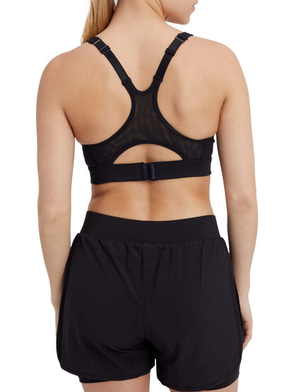 Energetics Aria, bralette sportiva donna nera regolabile
