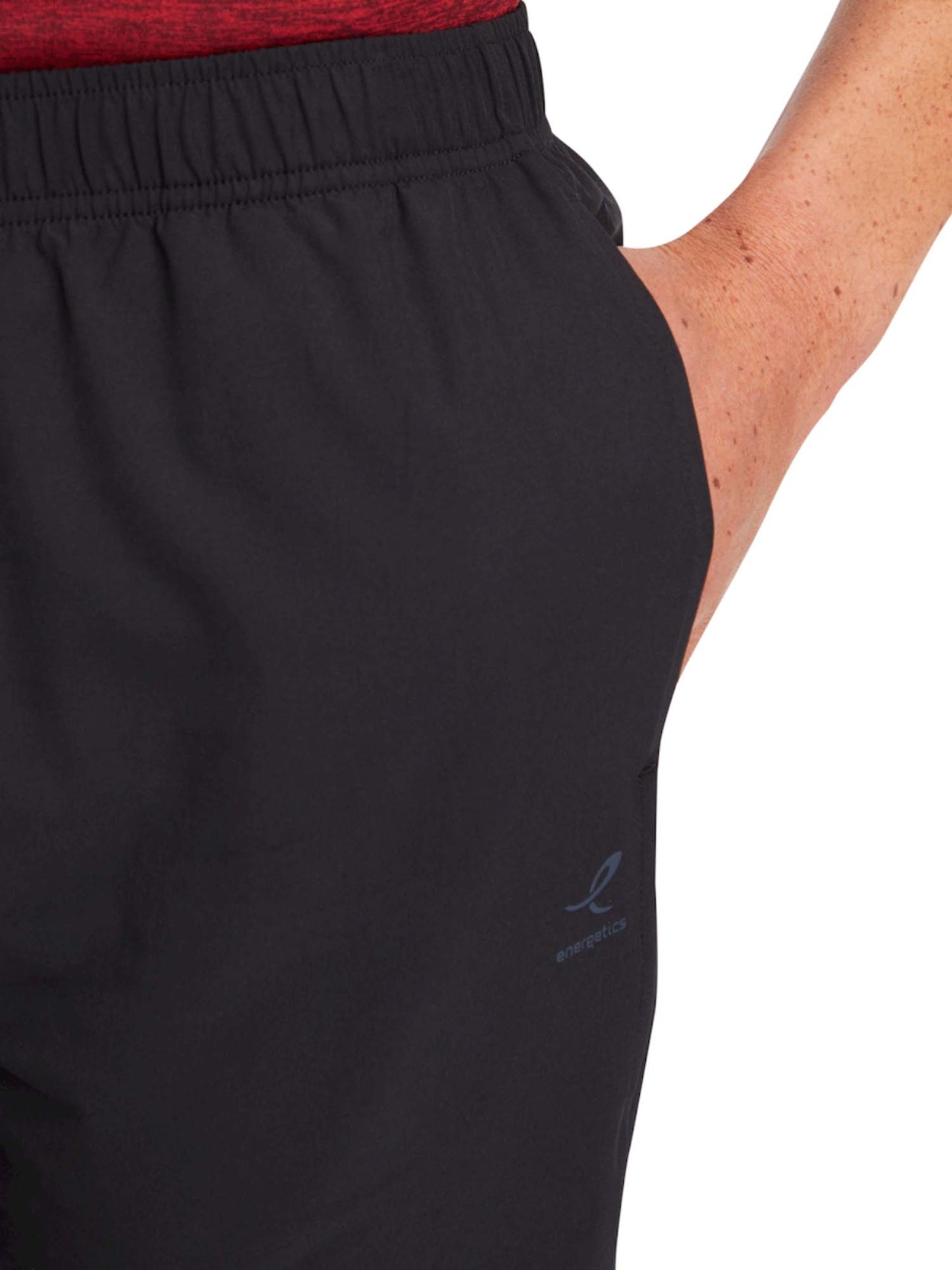 Pantaloncino Thilo di Energetics da uomo in nero per training