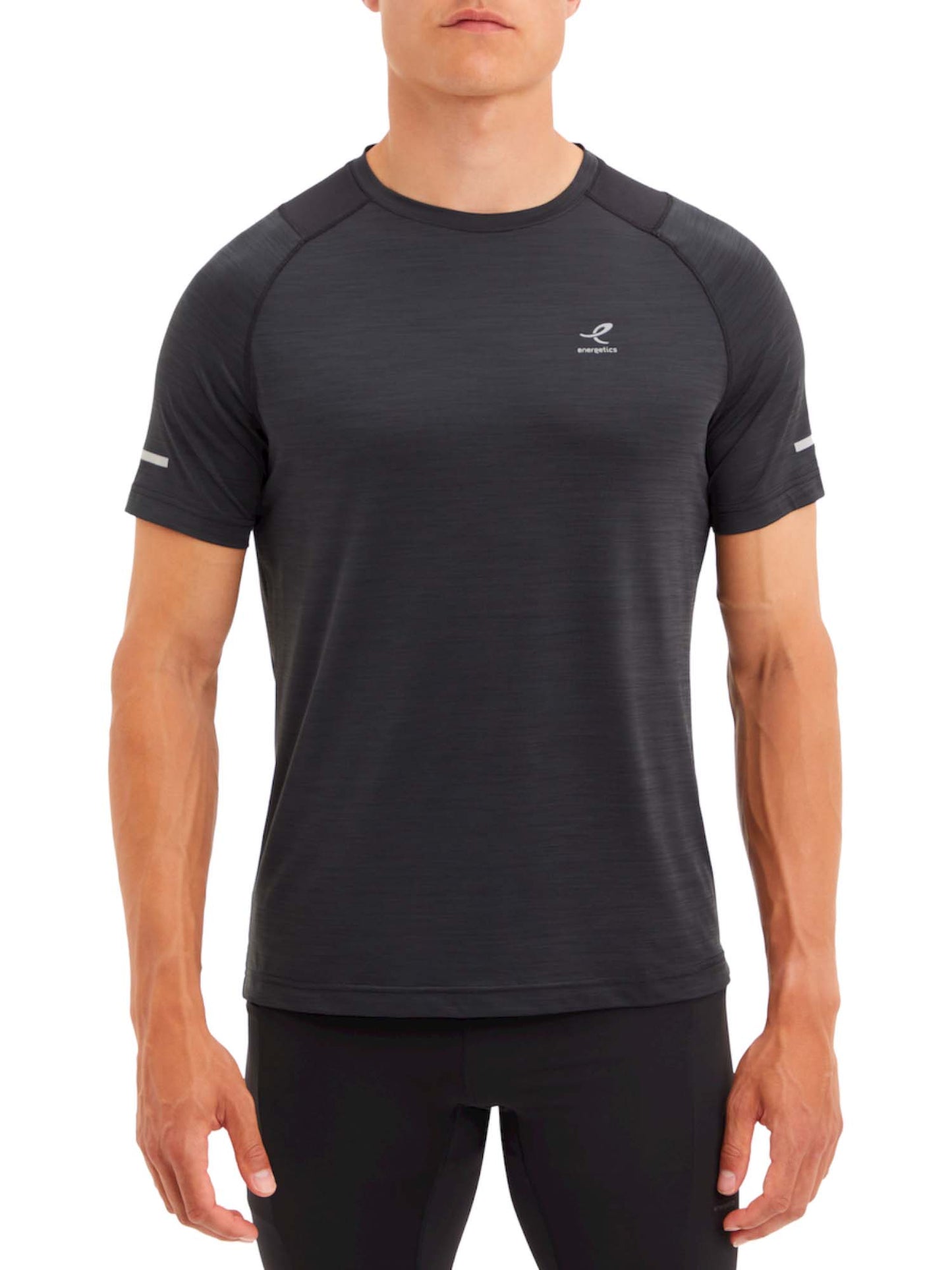 Energetics Ailo, t-shirt running uomo in grigio