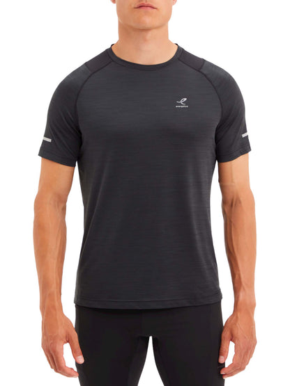 Energetics Ailo, t-shirt running uomo in grigio