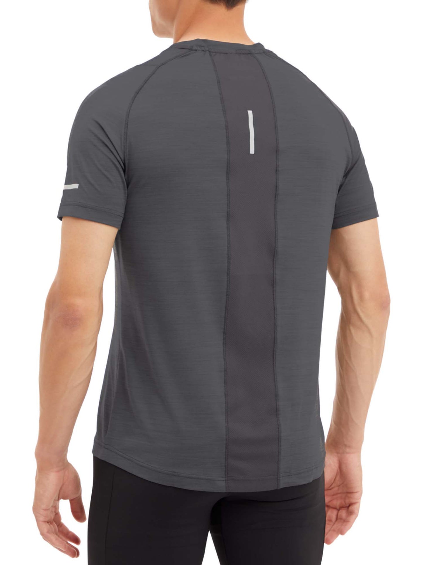 Energetics Ailo, t-shirt running uomo in grigio