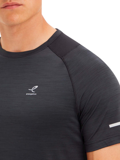 Energetics Ailo, t-shirt running uomo in grigio