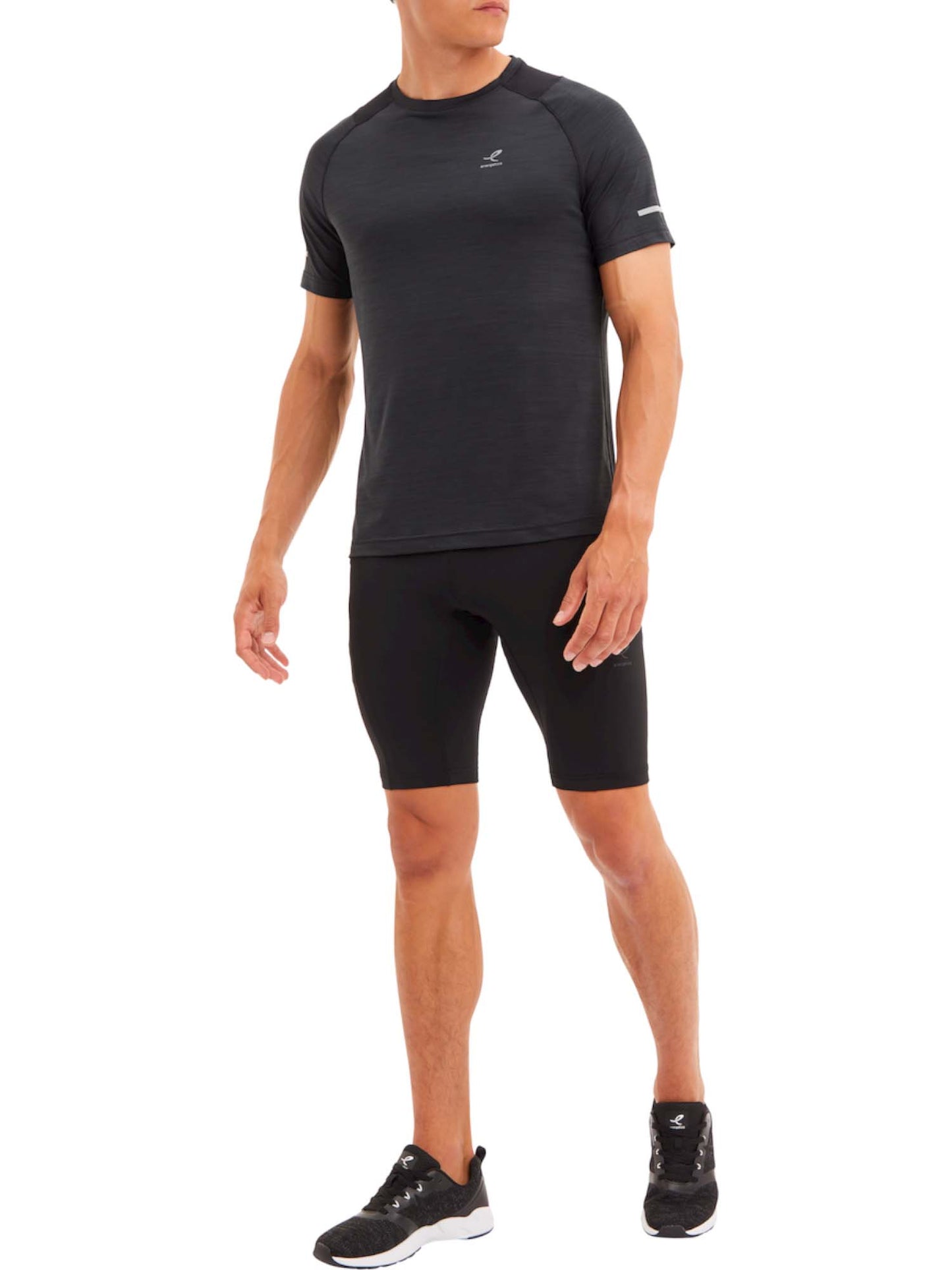 Energetics Ailo, t-shirt running uomo in grigio