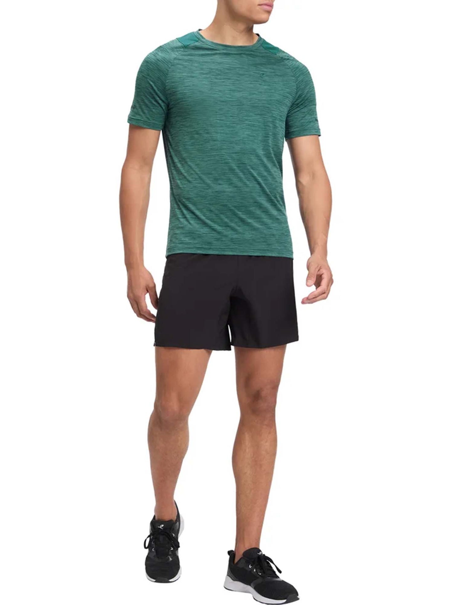 Energetics Ailo SS, t-shirt tecnica verde da uomo