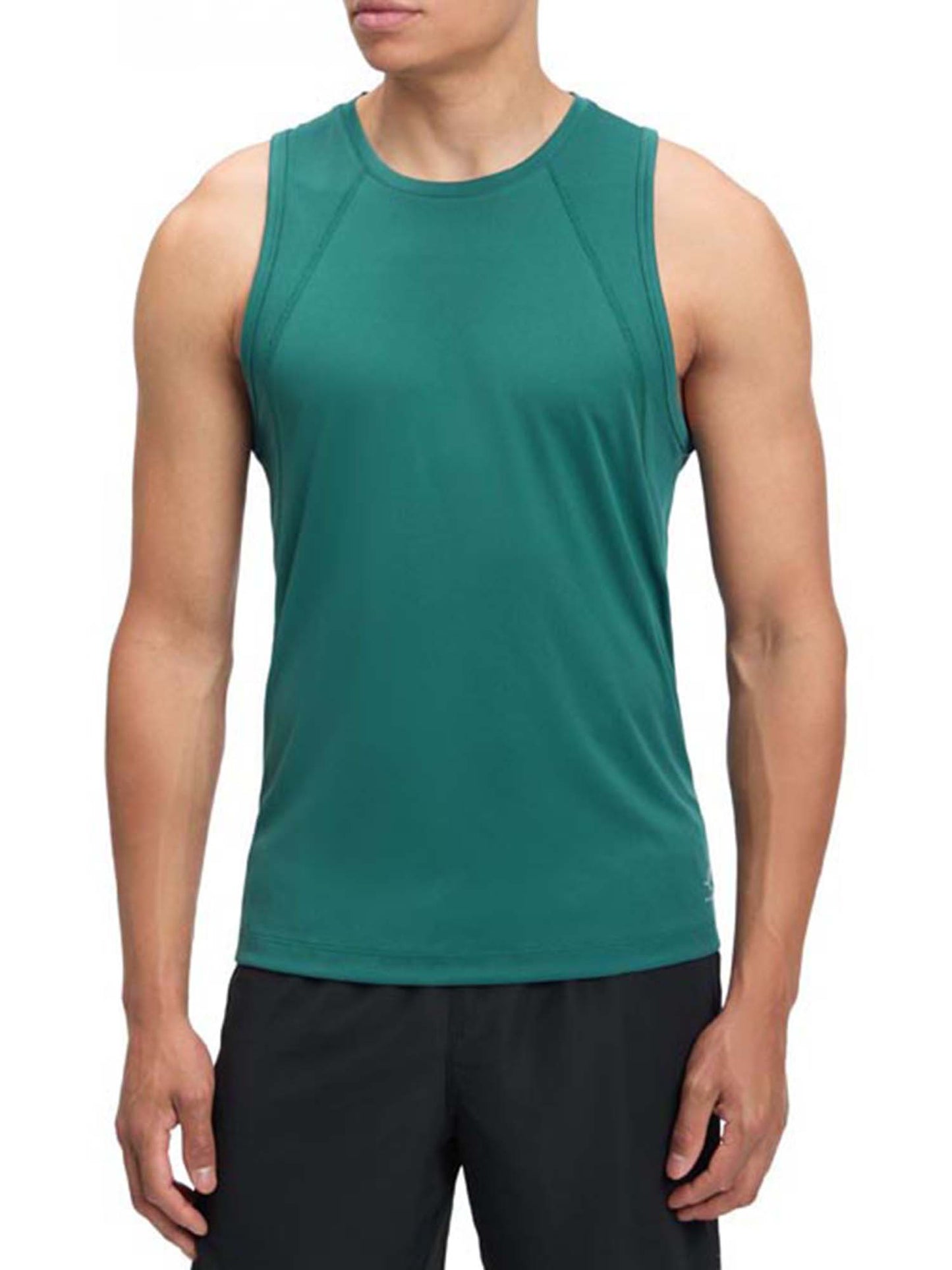Energetics Ikaros SL canotta uomo verde per allenamento e running