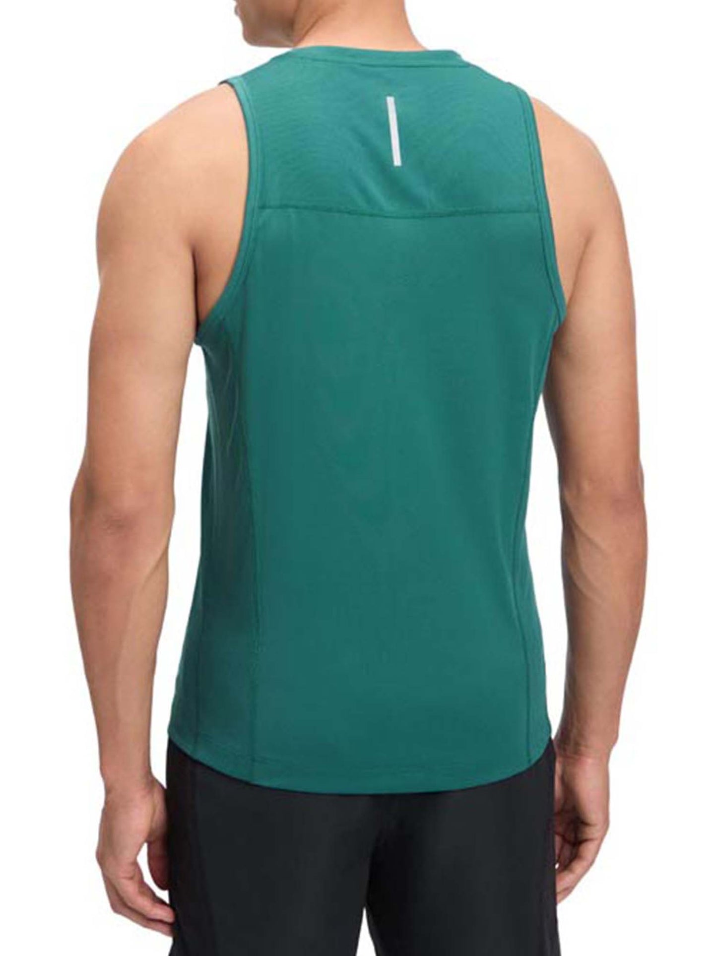 Energetics Ikaros SL canotta uomo verde per allenamento e running