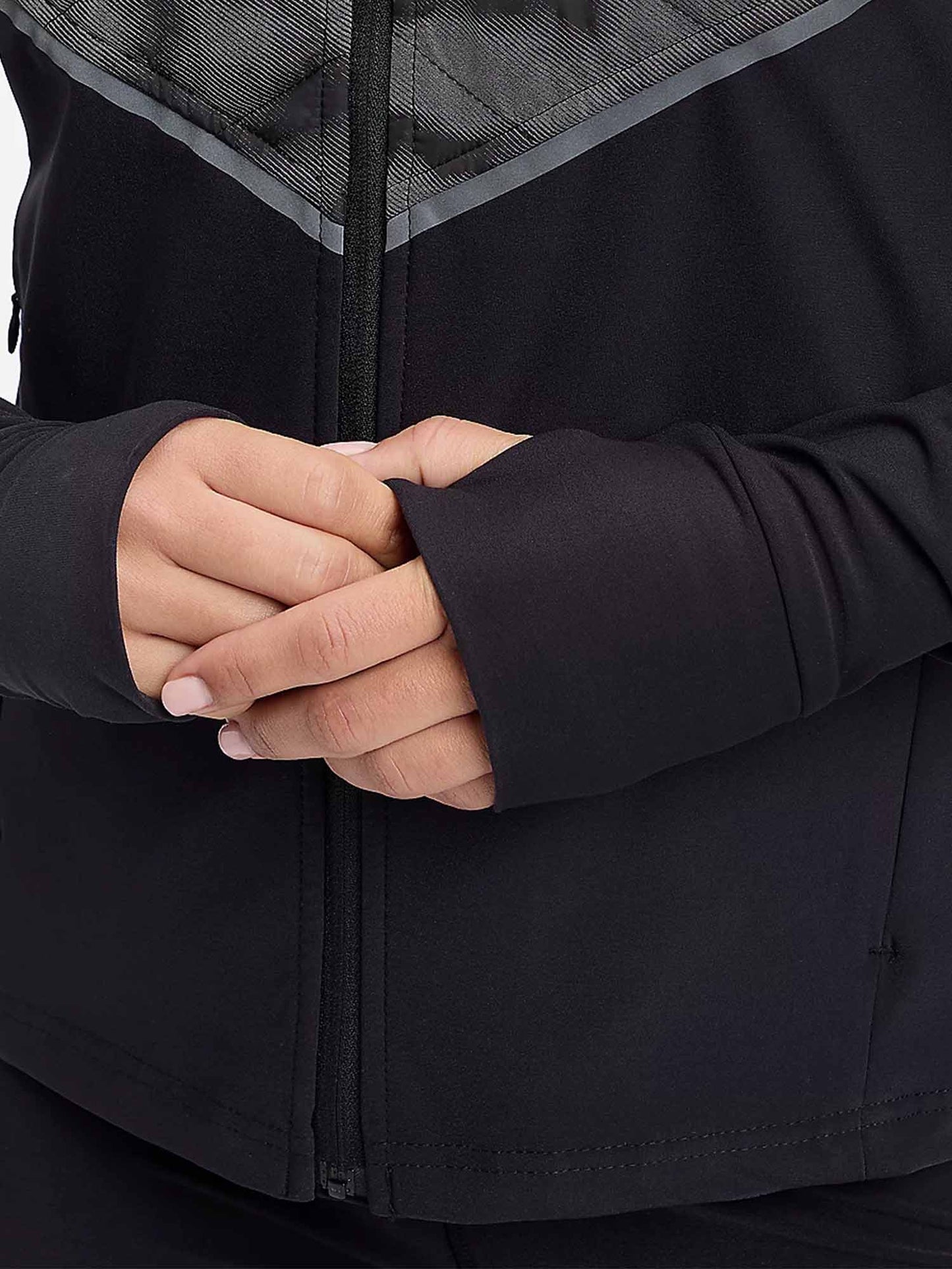 GIUBBINO RUNNING BAYA JKT ENERGETICS DA DONNA NERO