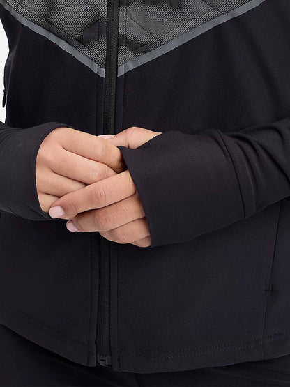 GIUBBINO RUNNING BAYA JKT ENERGETICS DA DONNA NERO