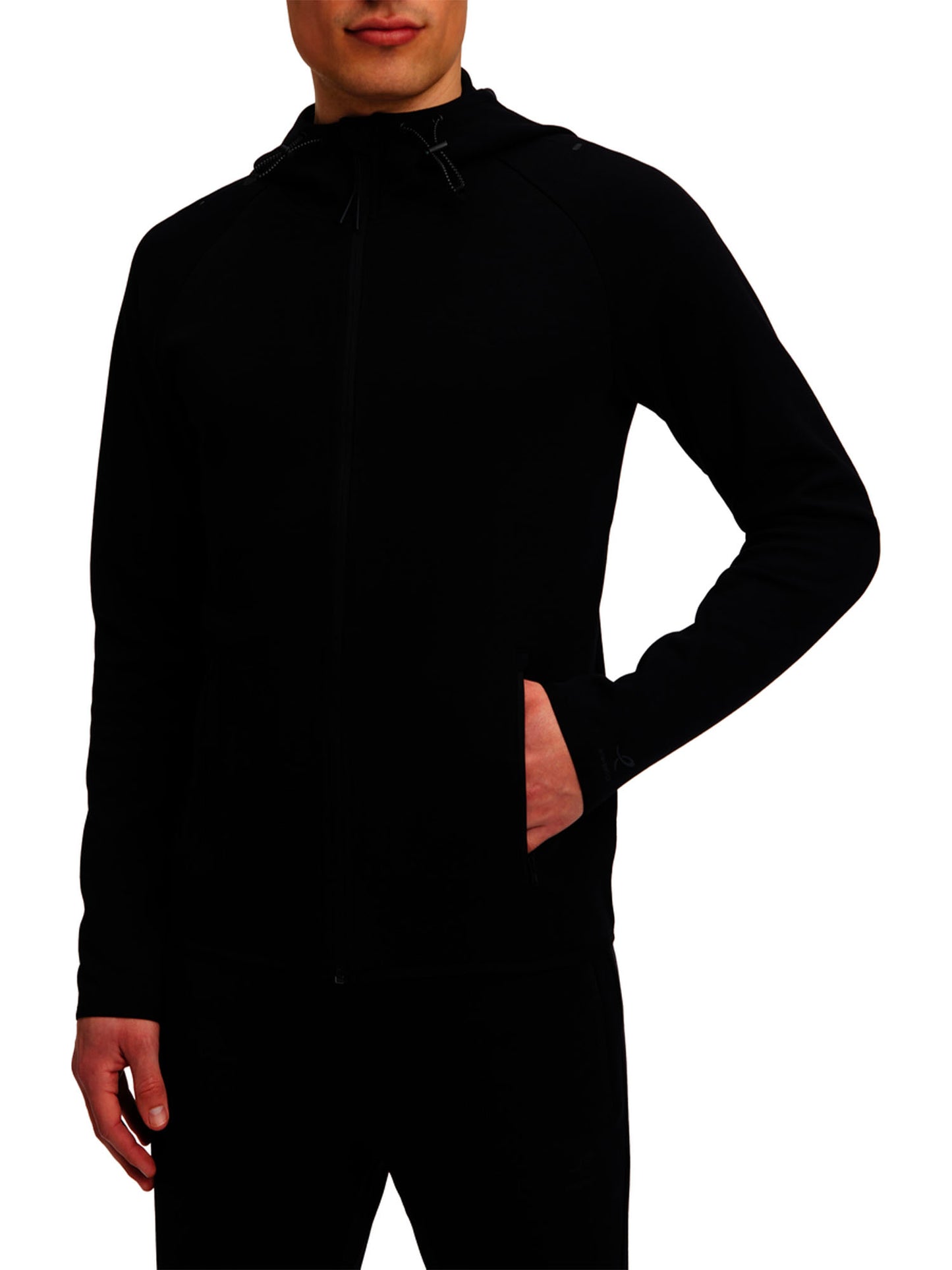 FELPA CON CAPPUCCIO TODDY ENERGETICS UOMO NERO