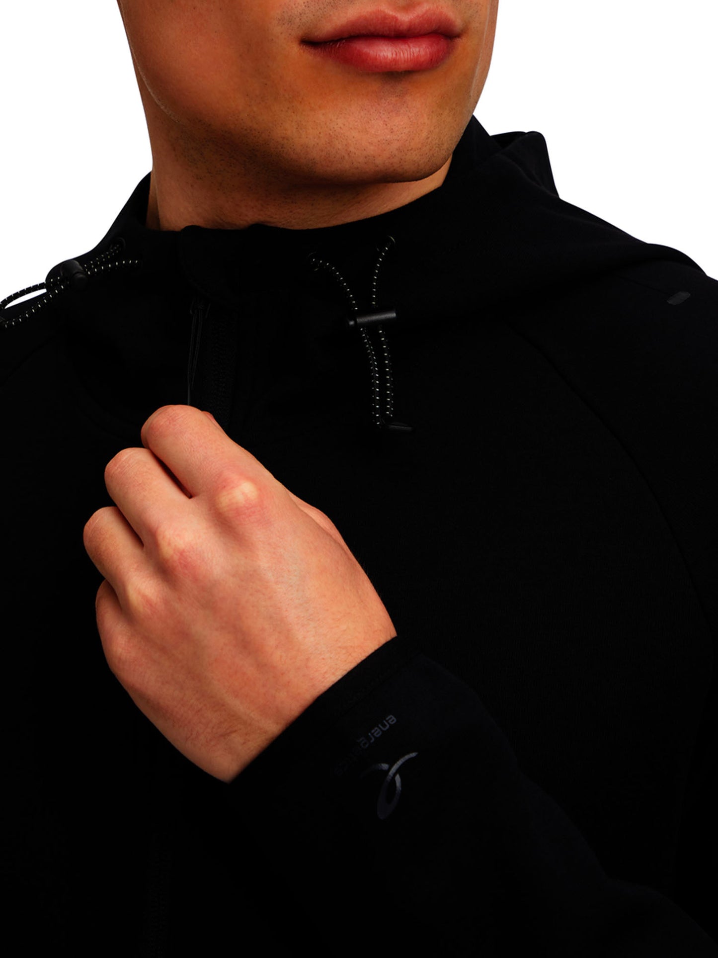 FELPA CON CAPPUCCIO TODDY ENERGETICS UOMO NERO