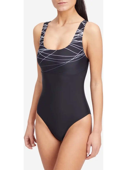 Energetics pamela costume intero da donna nero-bianco