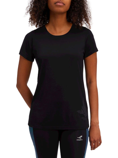 T-SHIRT OGERDINA ENERGETICS DA DONNA NERO