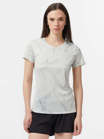 Energetics Maiva, t-shirt maniche corte donna azzurra