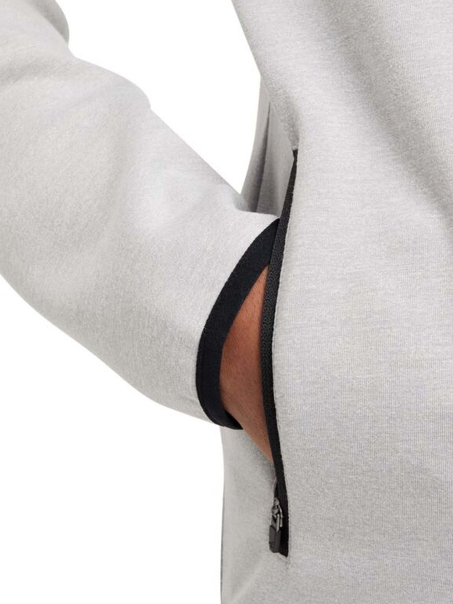 Energetics Carter, felpa da uomo grigia con zip intera