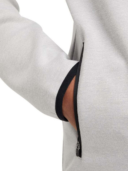 Energetics Carter, felpa da uomo grigia con zip intera