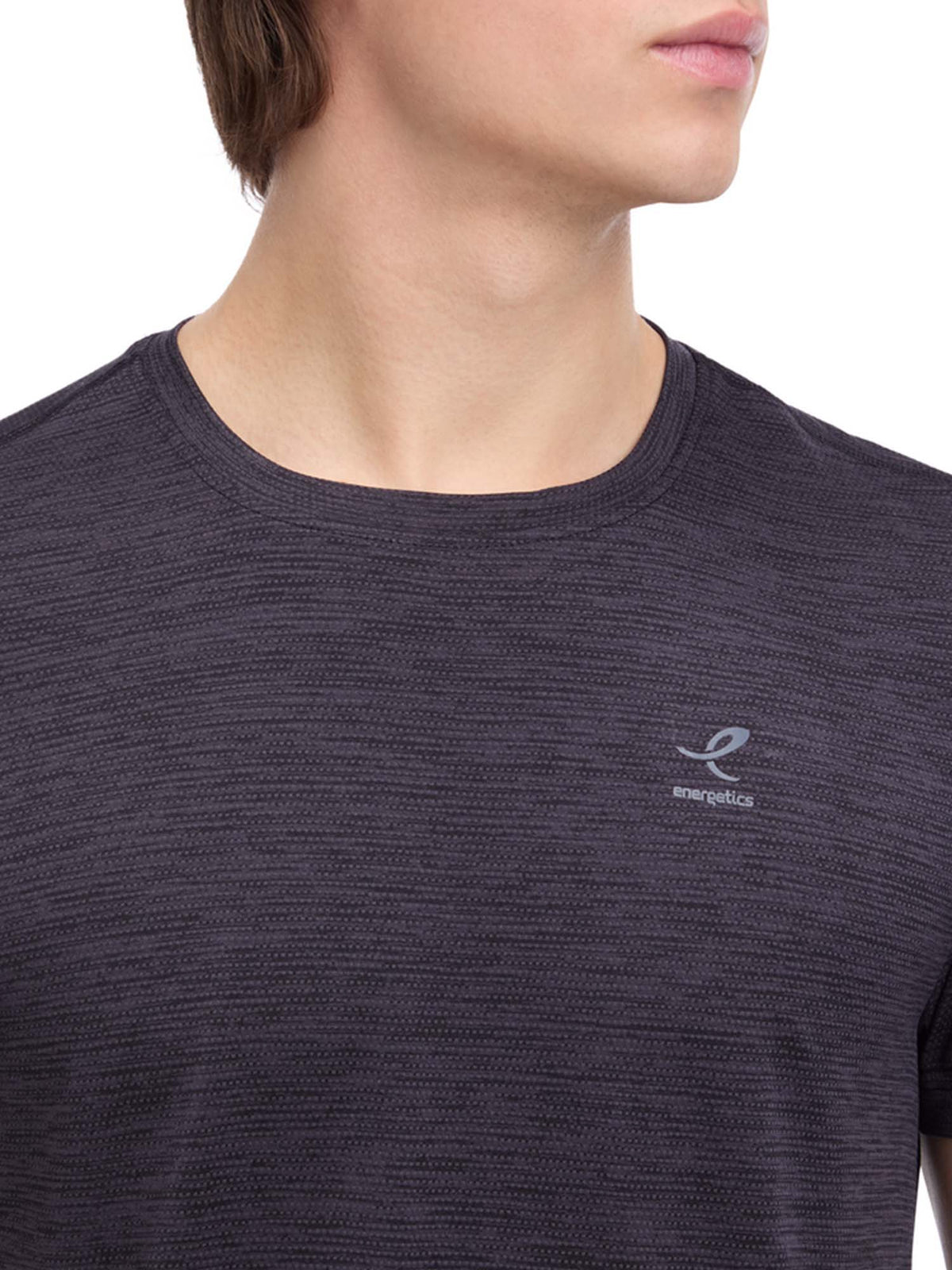 Energetics Telly II, t-shirt da uomo nera