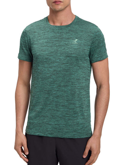 T-shirt uomo Energetics Telly in verde per training