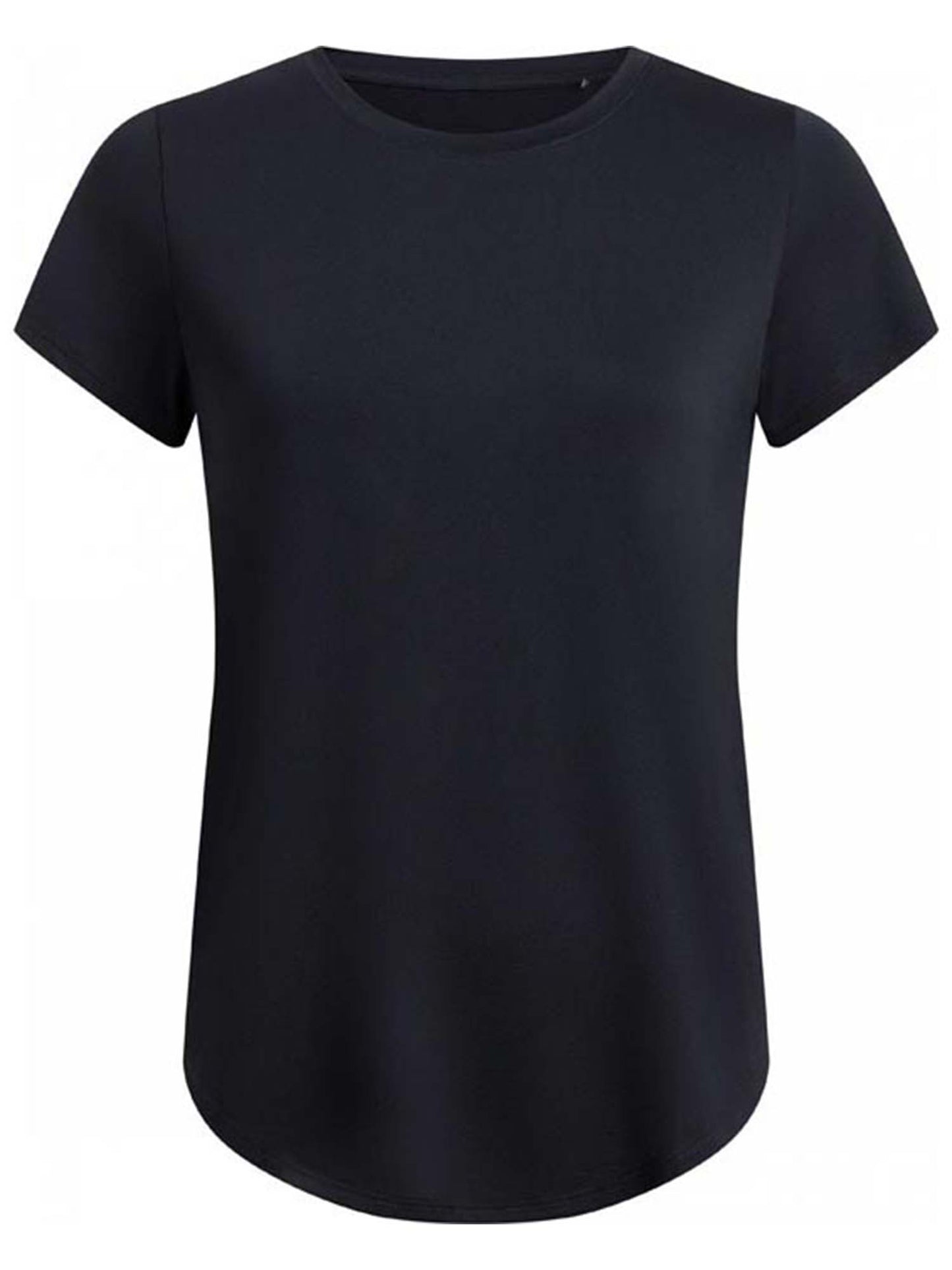 T-shirt donna Energetics Cecilia nera a maniche corte