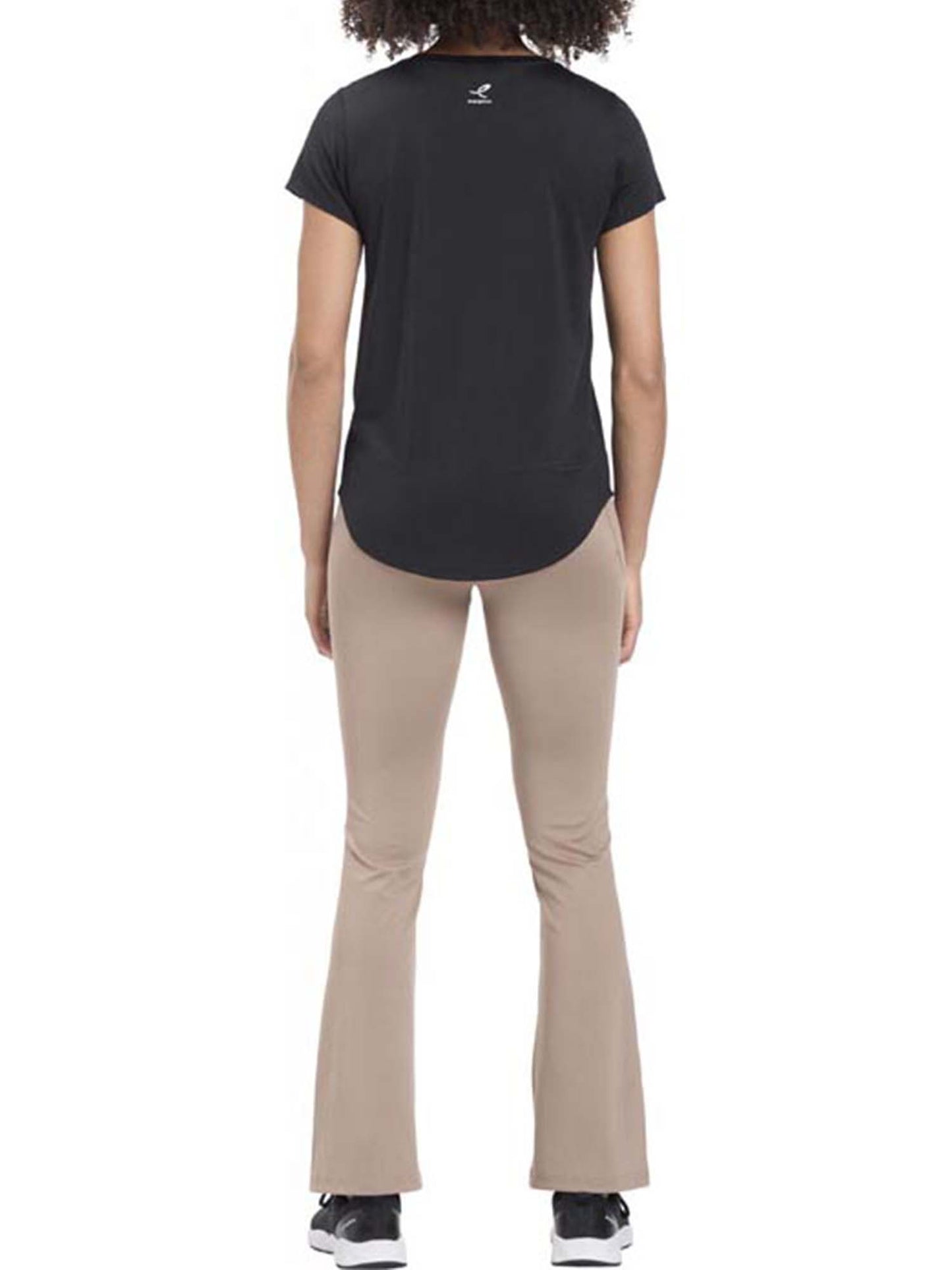T-shirt donna Energetics Cecilia nera a maniche corte