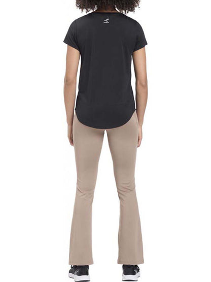 T-shirt donna Energetics Cecilia nera a maniche corte