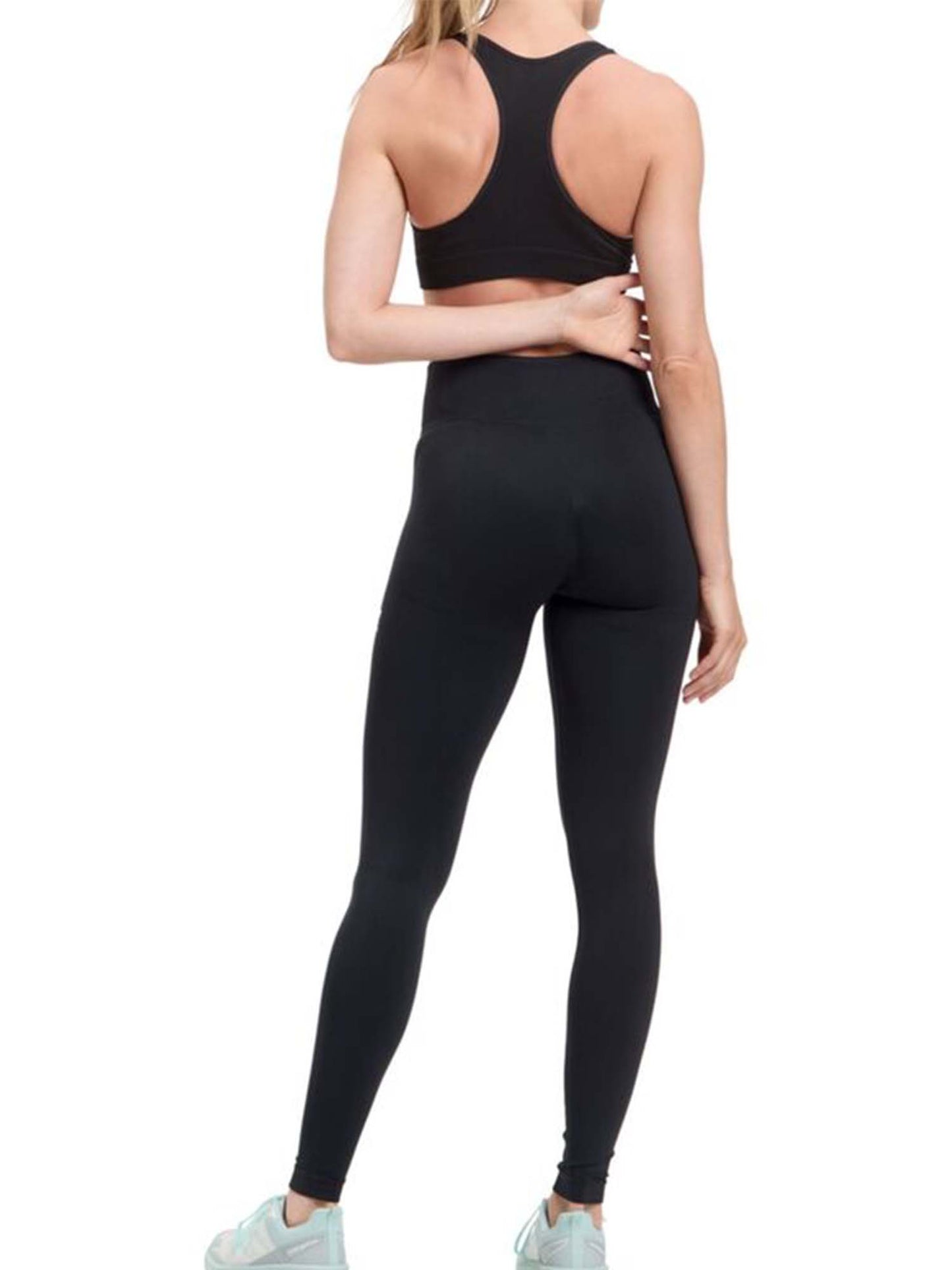 Pantaloni Katie da donna neri per allenamento e tempo libero