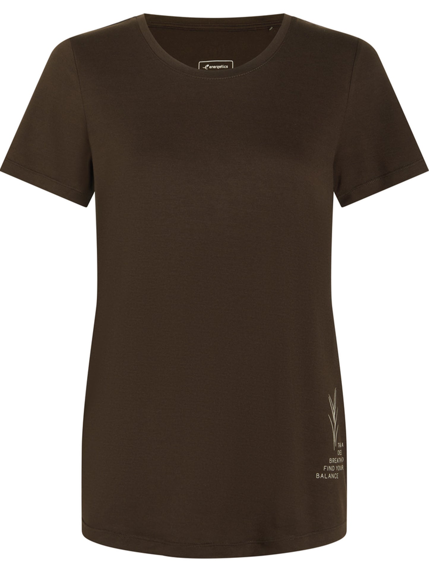 Energetics Ogerdina, t-shirt da donna marrone