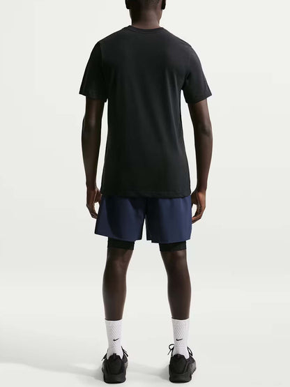 Nike Dri-FIT, t-shirt da Uomo nera