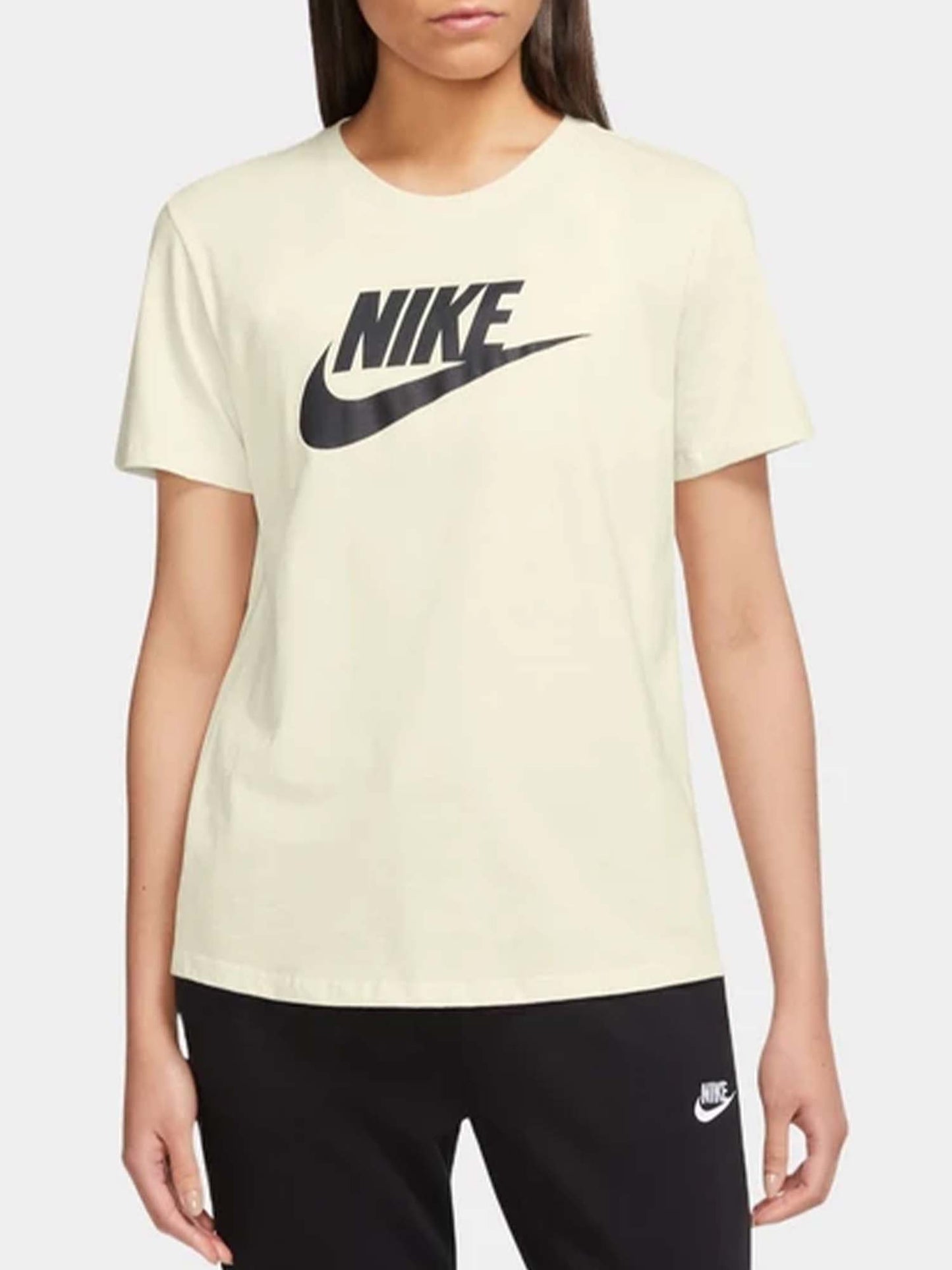 Nike Sportswear Essentials, t-shirt da donna panna