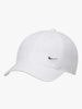 cappello-nike-dri-fit-club-unisex-adulto-bianco-con-logo-metallico