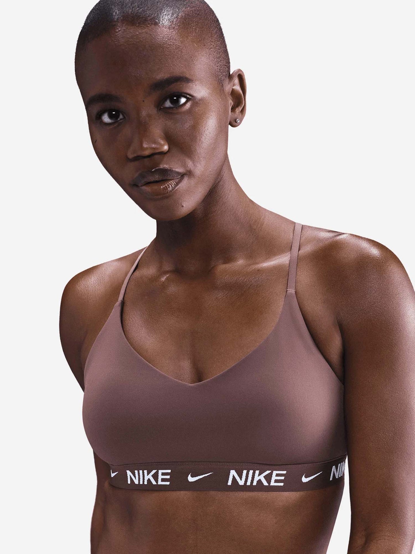 Nike Indy, canotta sportiva da Donna in viola