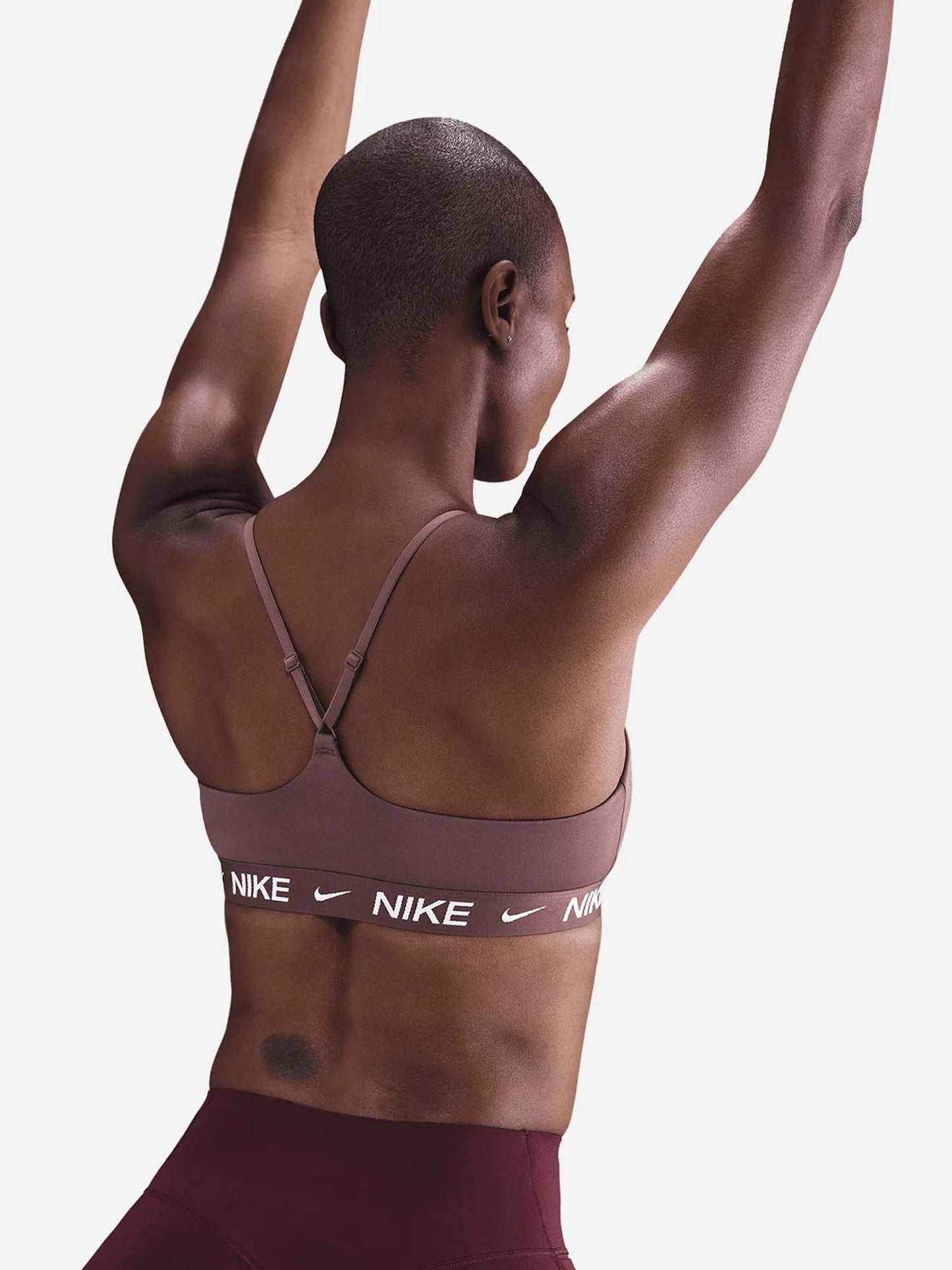 Nike Indy, canotta sportiva da Donna in viola