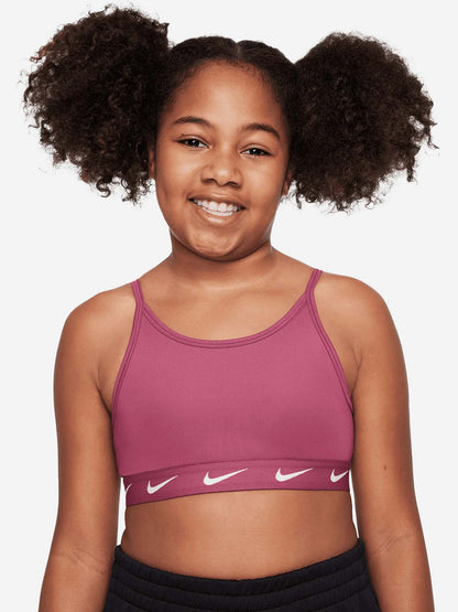BRA CON SPALLINE SOTTILI NIKE DA BAMBINA PRUGNA